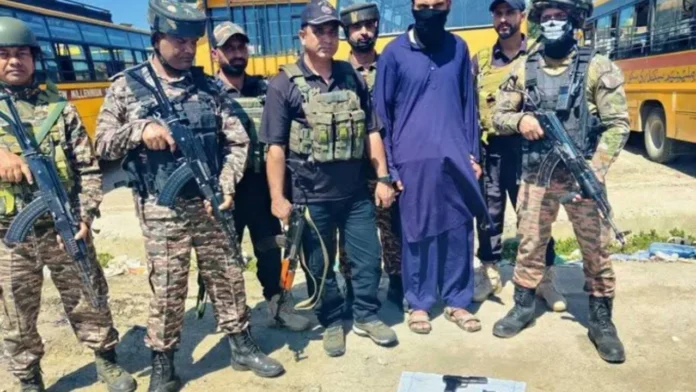 Kupwara-Hybrid-Terrorist-Arrest